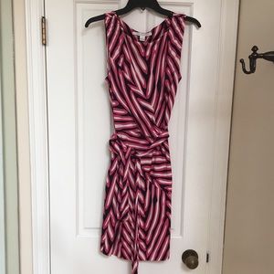 DIANE von FURSTENBERG dress, 100% silk, size 10,